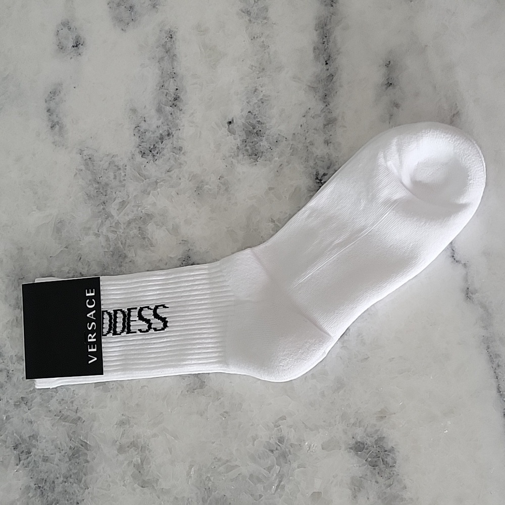 Versace Women's Goddess Athletic Socks - Size L